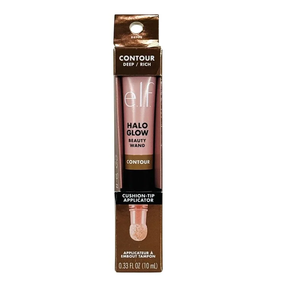 E.L.F. Halo Glow Beauty Wand Contour Deep/Rich Cushion Tip Applicator 0.33 oz